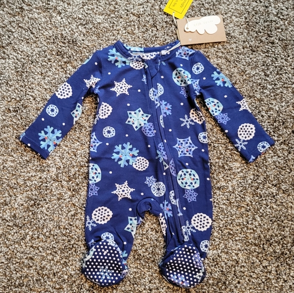 Angel Dear Other - Angel Dear Snowflake Newborn Footie